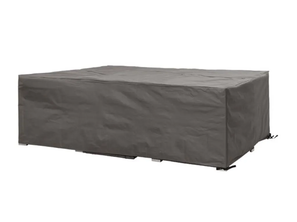 Protective cover for garden set, grey, square, 250 cm x 250 cm x 75 cm