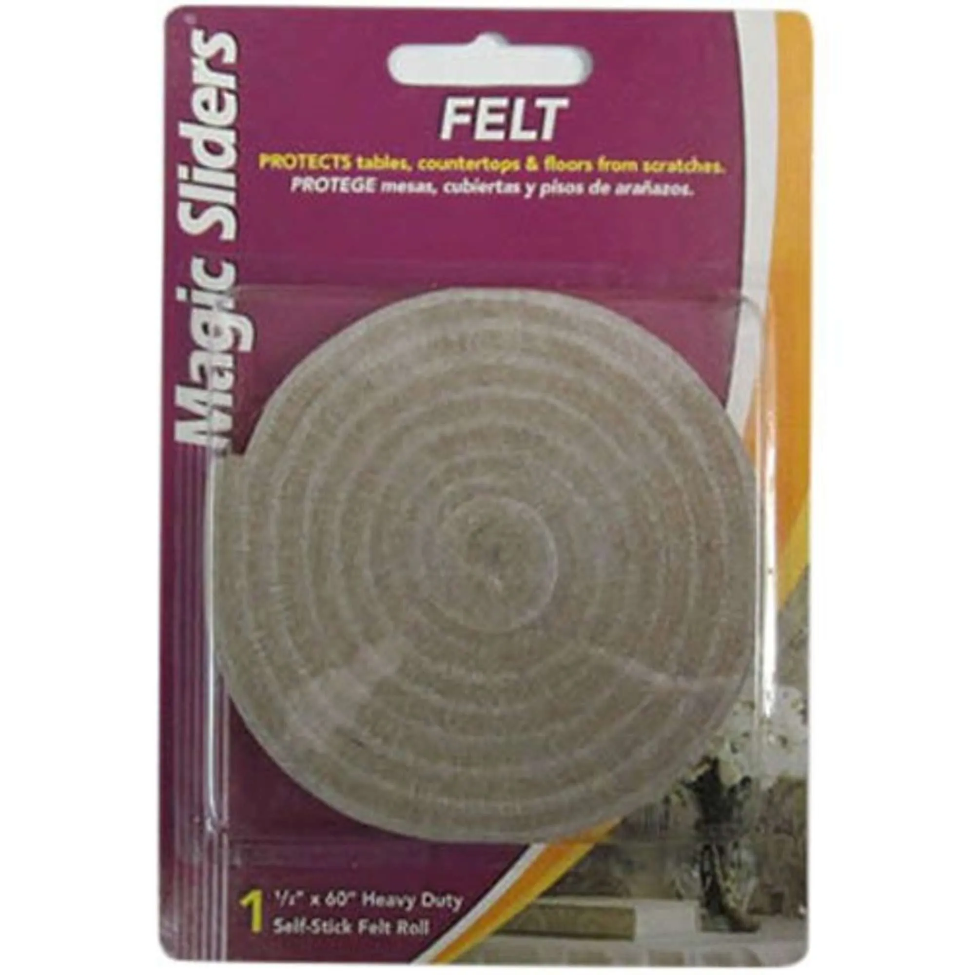 Protectores de Felpa de 1/2" x 60" pulgadas